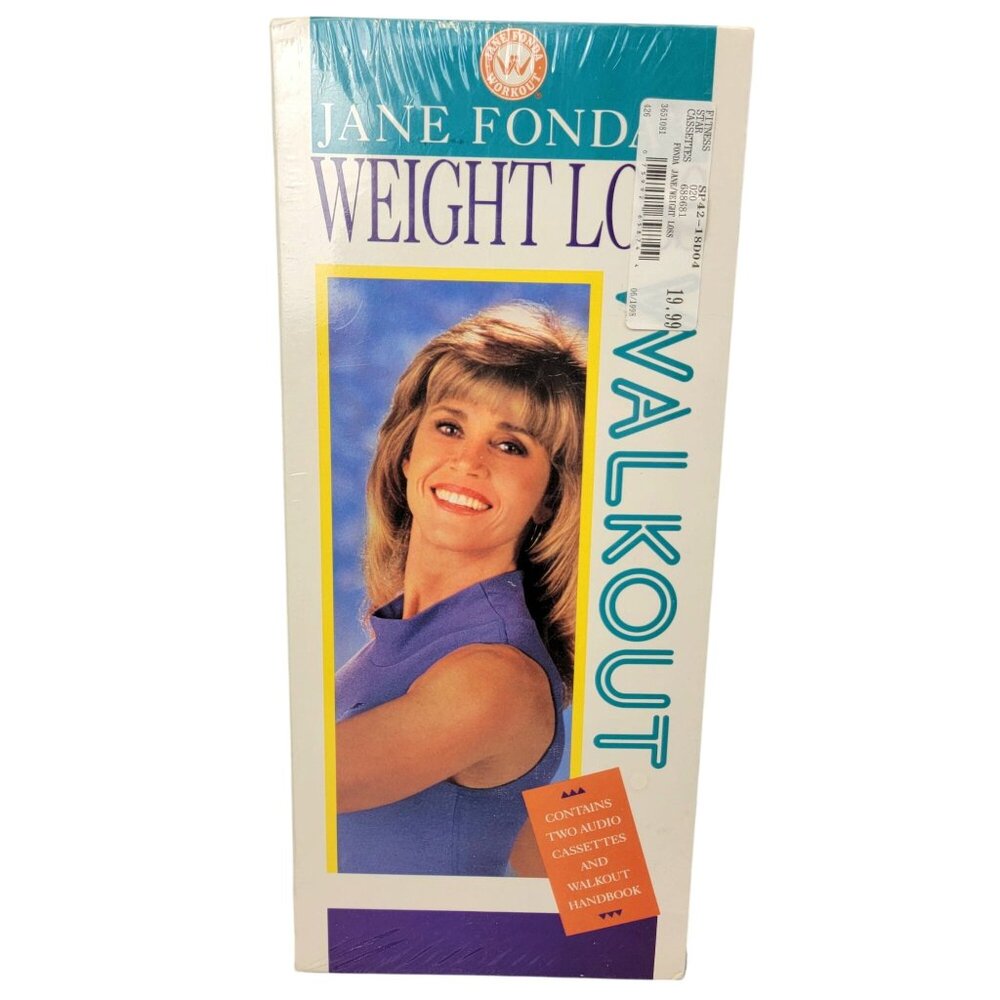 Jane Fonda Weight Loss Walkout Workout Program New Sealed Cassette Tapes Vintage
